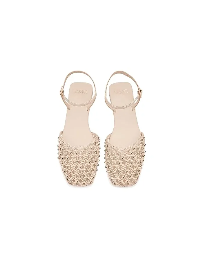 Балетки с ремешком Inali Strappy Franco Sarto — изображение 2 из 4, бежевый