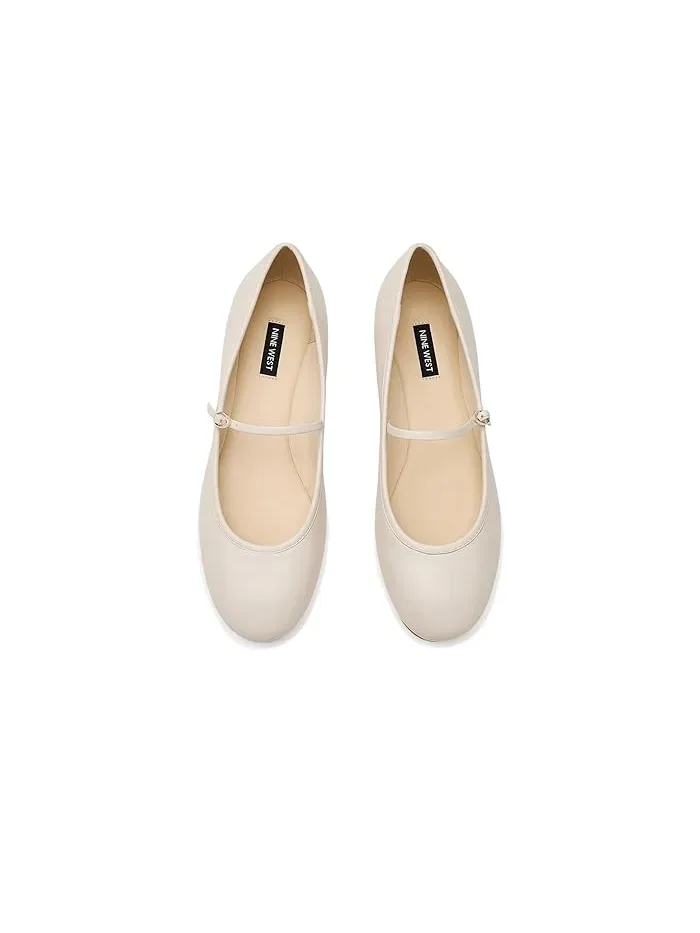 Балетки с регулируемым ремешком Classik Nine West — изображение 2 из 4, бежевый
