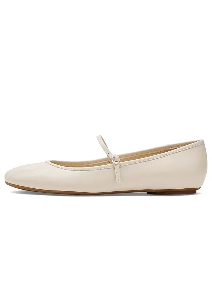 Балетки с регулируемым ремешком Classik Nine West — изображение 4 из 4, бежевый