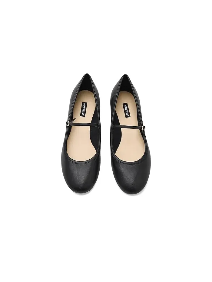 Балетки с регулируемым ремешком Classik Nine West — изображение 2 из 4, черный