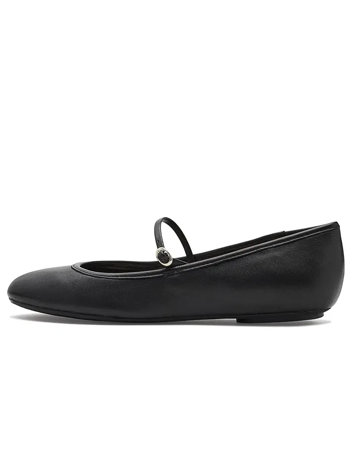 Балетки с регулируемым ремешком Classik Nine West — изображение 4 из 4, черный