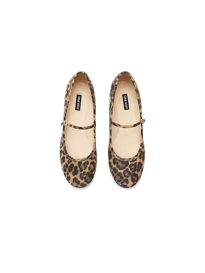 Балетки Nine West Classik, Leopard Suede — изображение 2 из 4, леопардовый