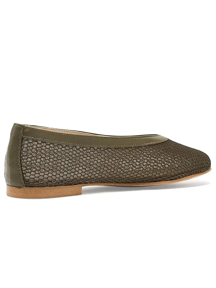 Балетки French Sole Renee — изображение 3 из 4, оливковый