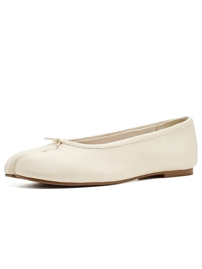 Балетки с раздвоенным носком Calico Steve Madden — изображение 1 из 4, белый