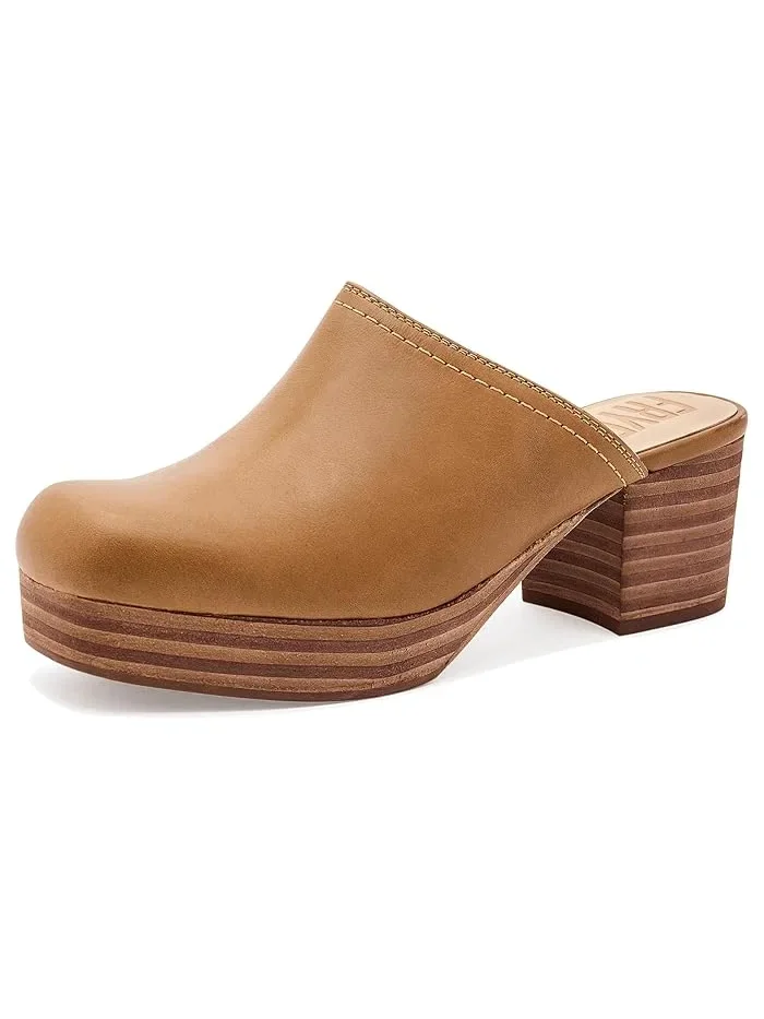 Туфли на каблуке Campus Clog Frye — изображение 1 из 4, желтый