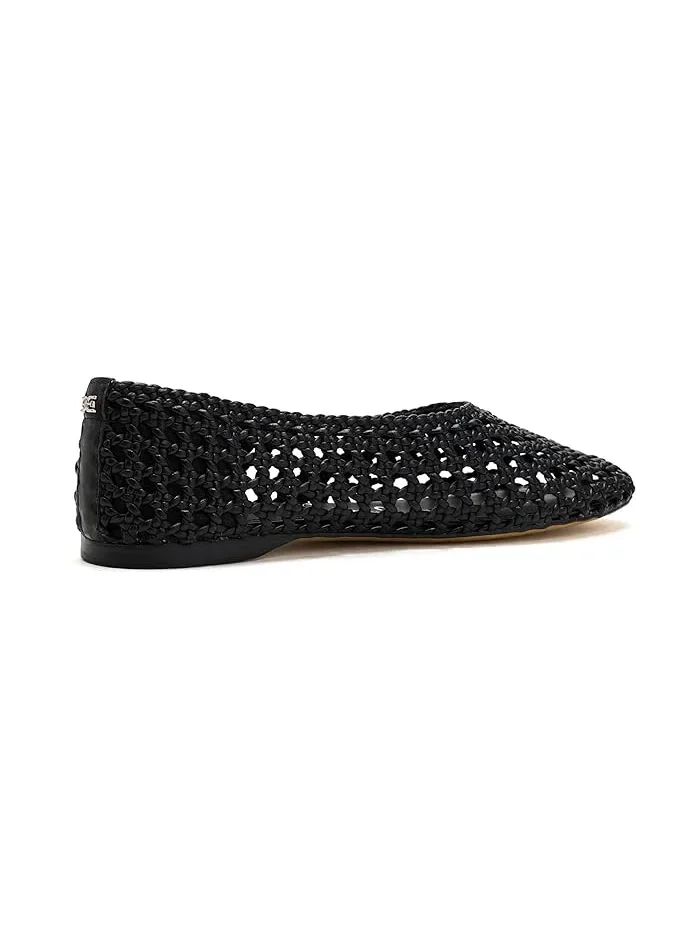 Балетки плетеные Shira Sam Edelman — изображение 3 из 4, черный
