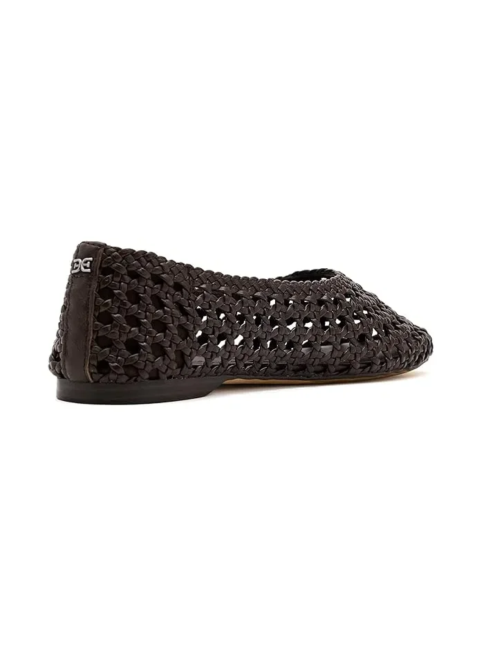 Балетки плетеные Shira Sam Edelman — изображение 3 из 4, коричневый