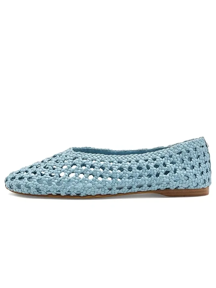 Балетки плетеные из кожи Shira Sam Edelman — изображение 4 из 4, светлый синий