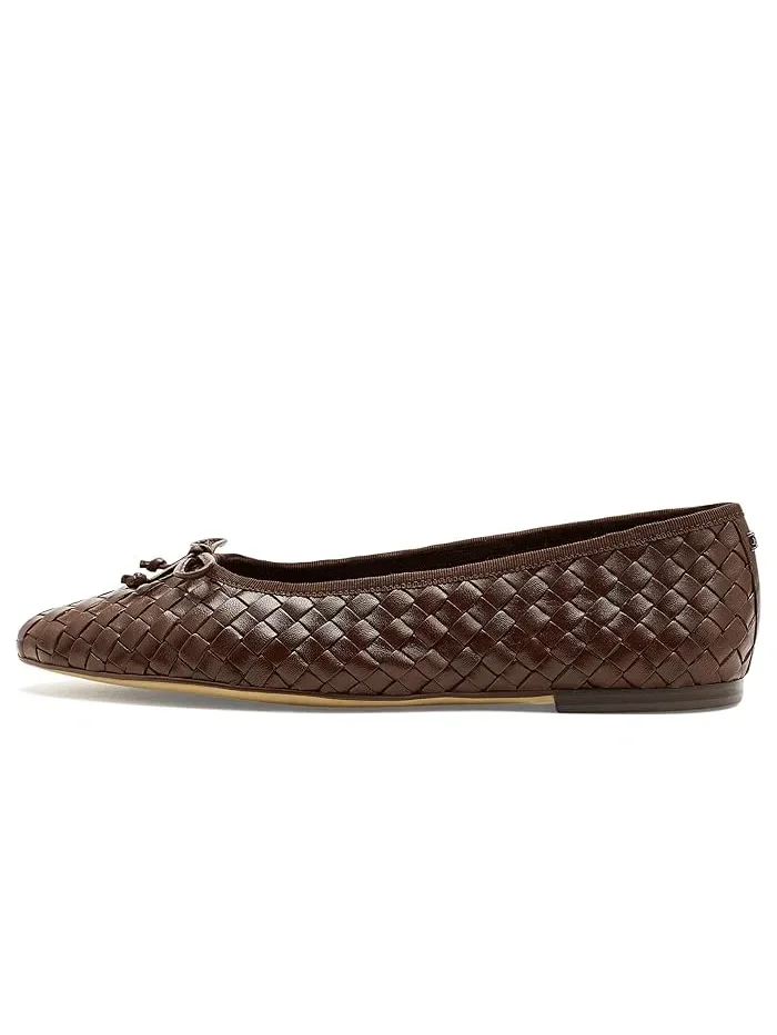 Балетки с плетением Ruthie Sam Edelman — изображение 4 из 4, коричневый