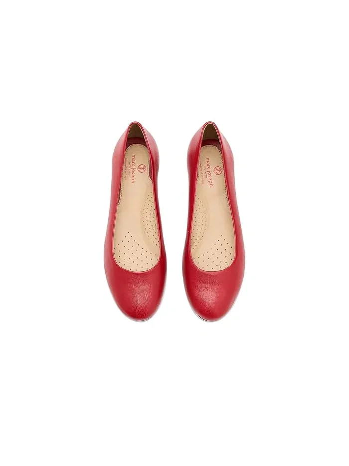 Туфли-лодочки Ferris Flat Marc Joseph New York, Campari Kid Napa — изображение 2 из 4, кампари