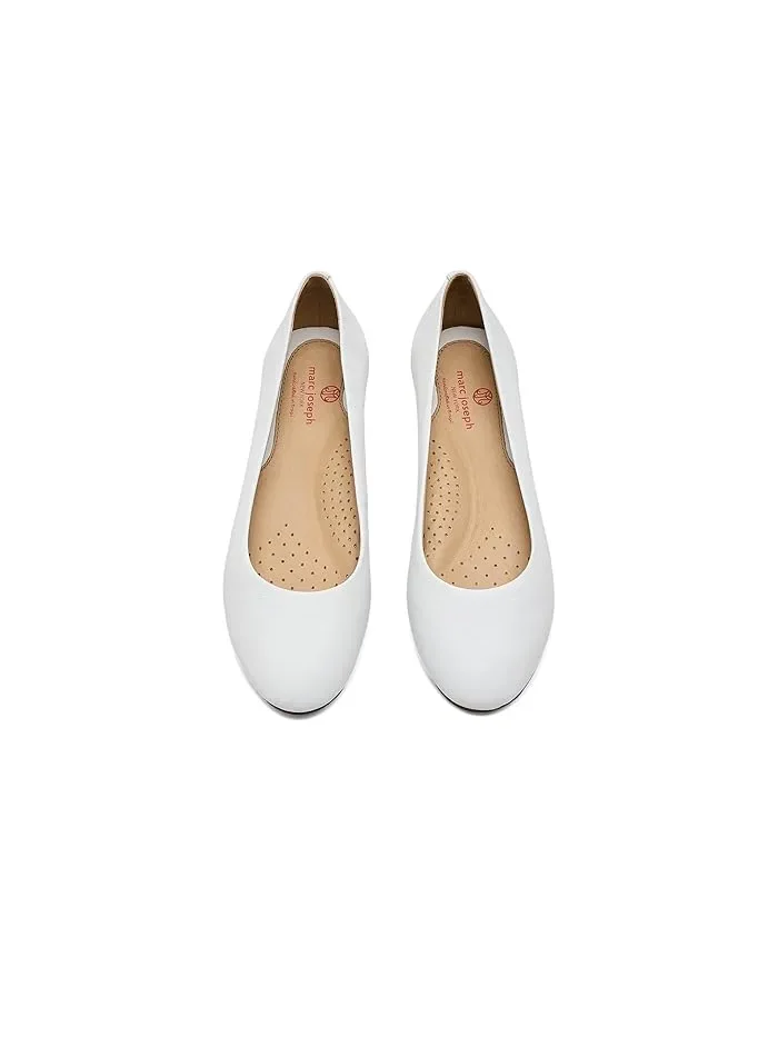 Туфли балетки Ferris Flat Marc Joseph New York — изображение 2 из 4, белый