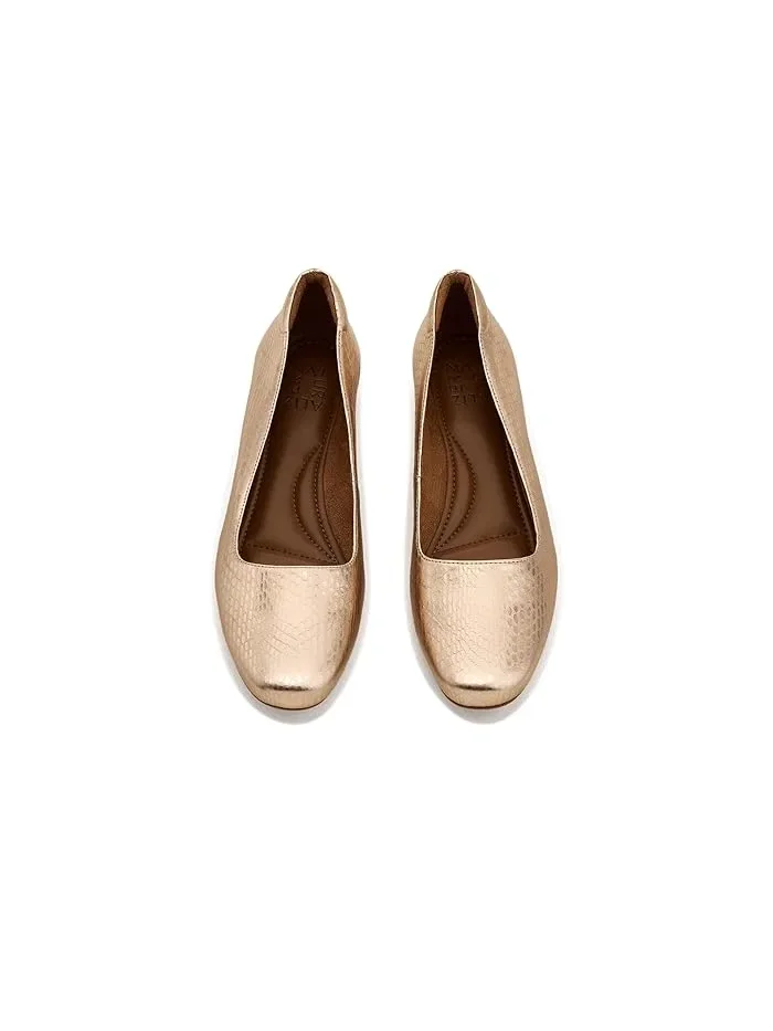 Балетки квадратный носок Kelly-Ballet Naturalizer — изображение 2 из 4, шампань