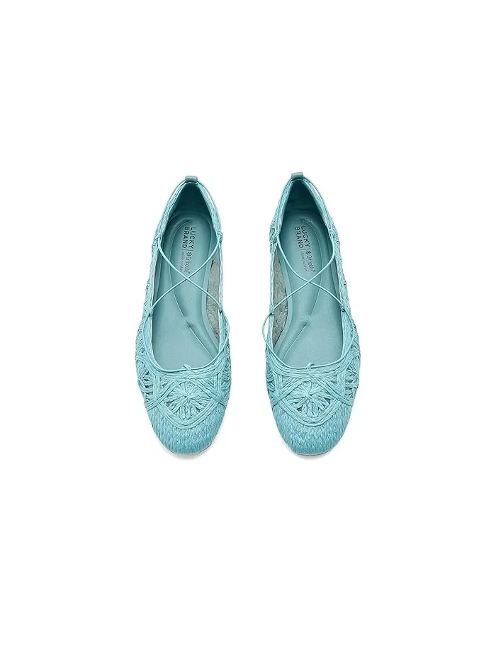 Балетки Lucky Brand Tennyr Crochet — изображение 2 из 4, бирюзовый