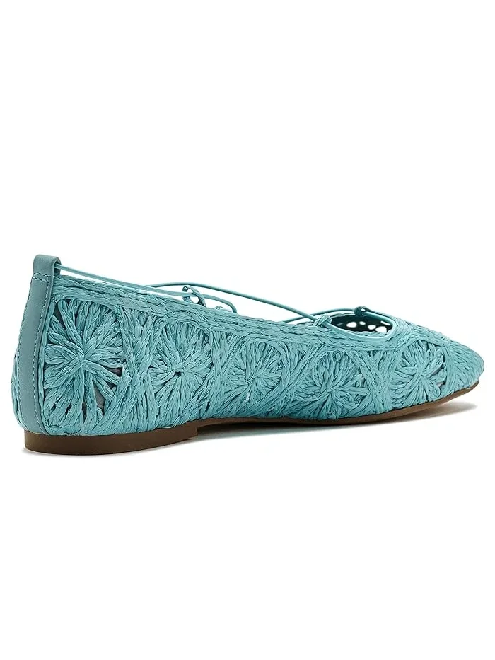 Балетки Lucky Brand Tennyr Crochet — изображение 3 из 4, бирюзовый