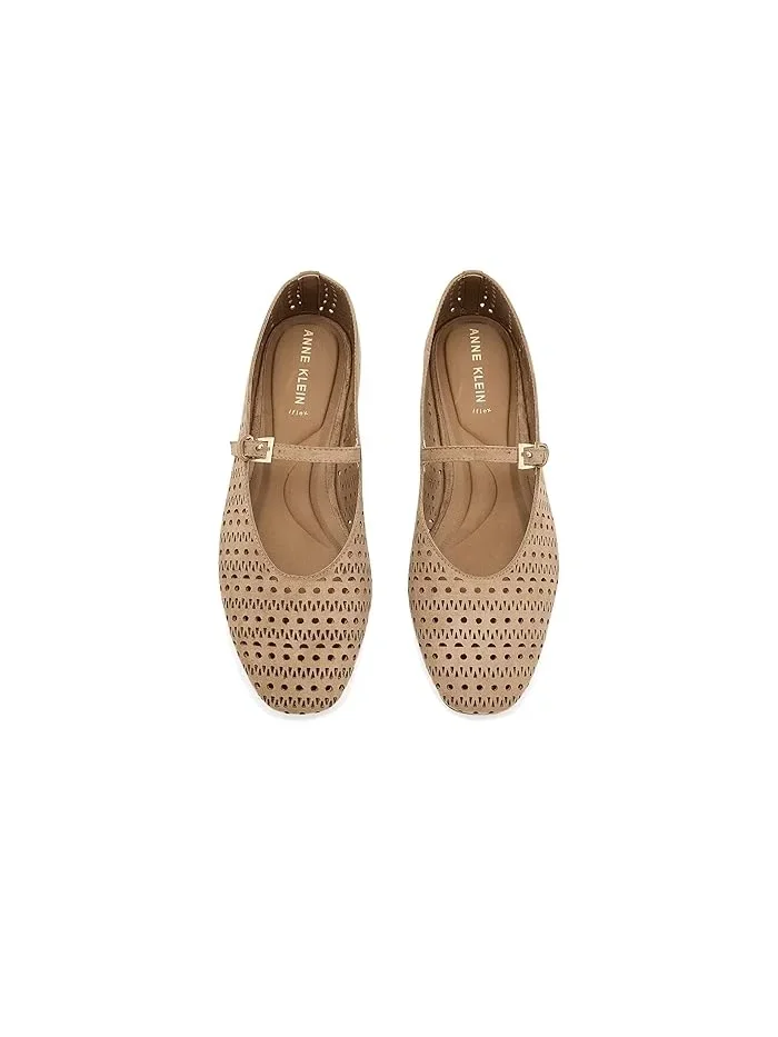 Туфли балетки с пряжкой Connie-P Anne Klein — изображение 2 из 4, коричневый
