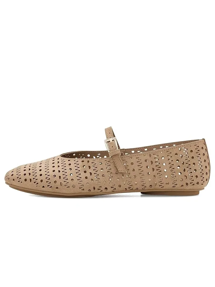 Туфли балетки с пряжкой Connie-P Anne Klein — изображение 4 из 4, коричневый