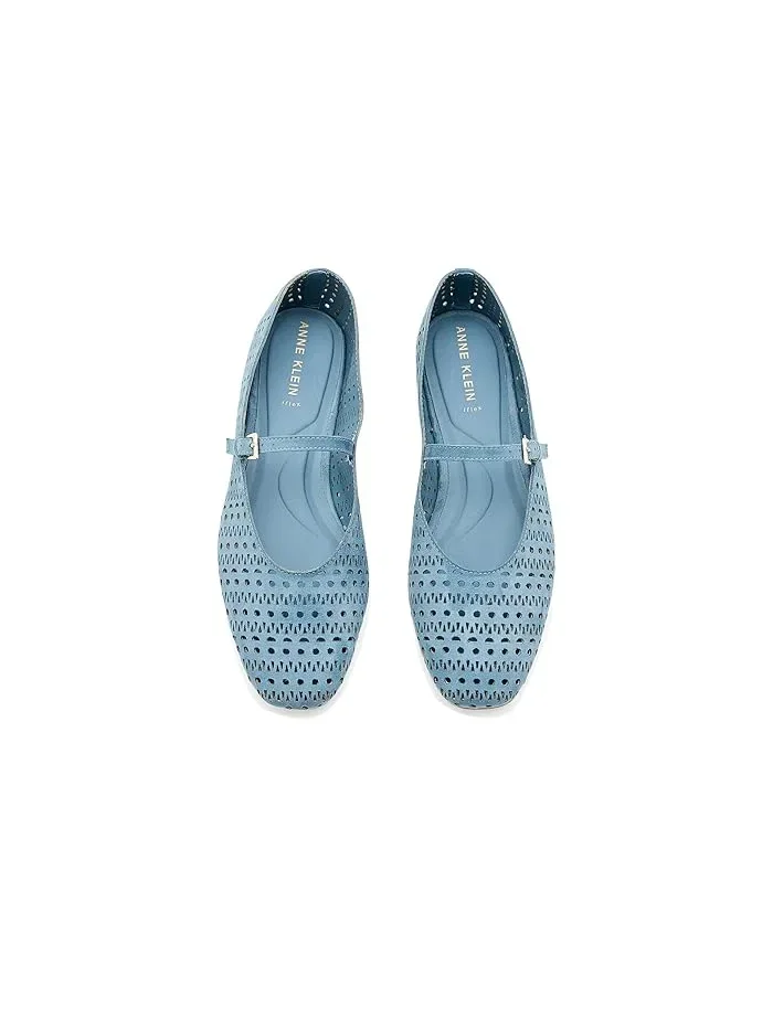 Туфли балетки с пряжкой Connie-P Anne Klein — изображение 2 из 4, синий