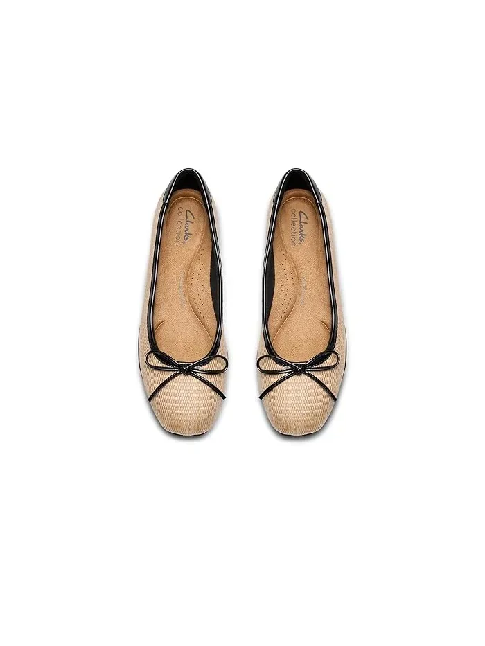 Туфли балетки Jazmynn Bow Clarks — изображение 2 из 4, черный