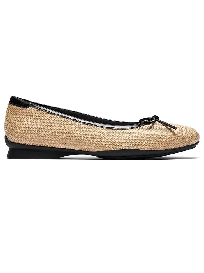 Туфли балетки Jazmynn Bow Clarks — изображение 3 из 4, черный