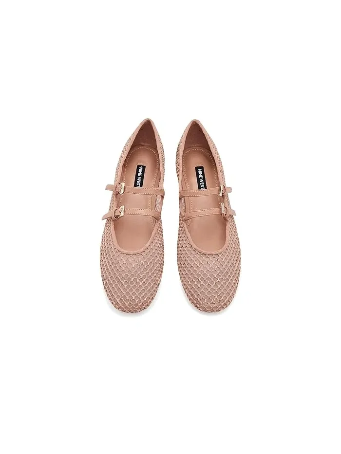 Балетки с ремешками Keira Nine West — изображение 2 из 4, натуральный