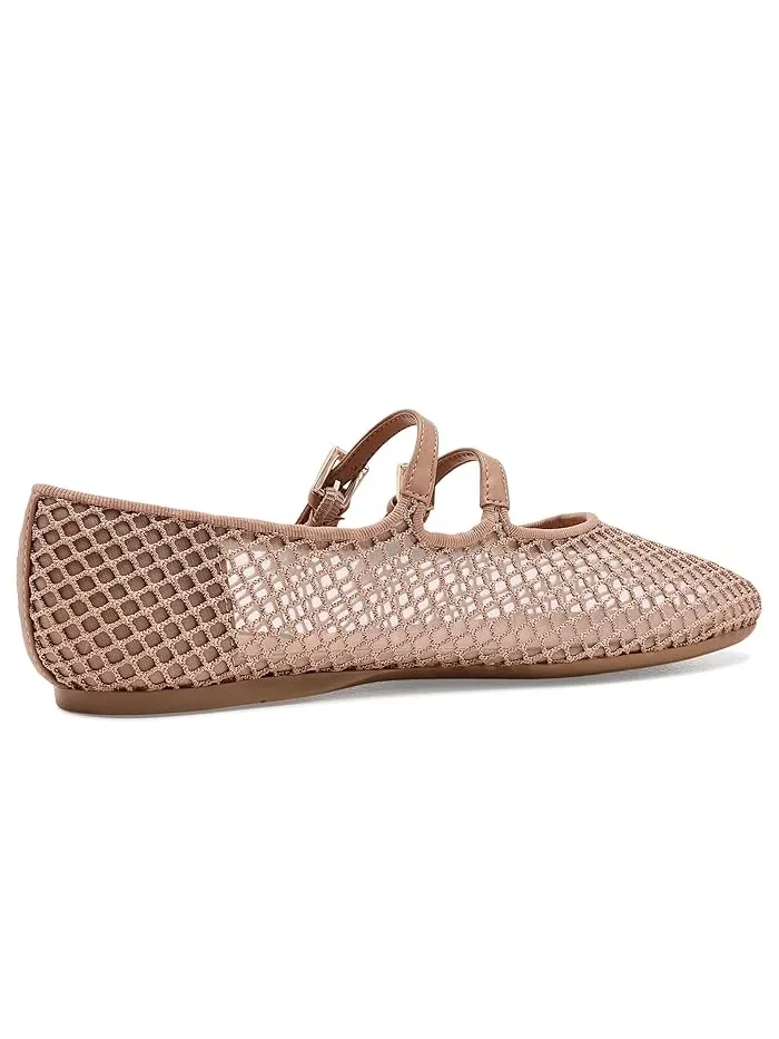 Балетки с ремешками Keira Nine West — изображение 3 из 4, натуральный