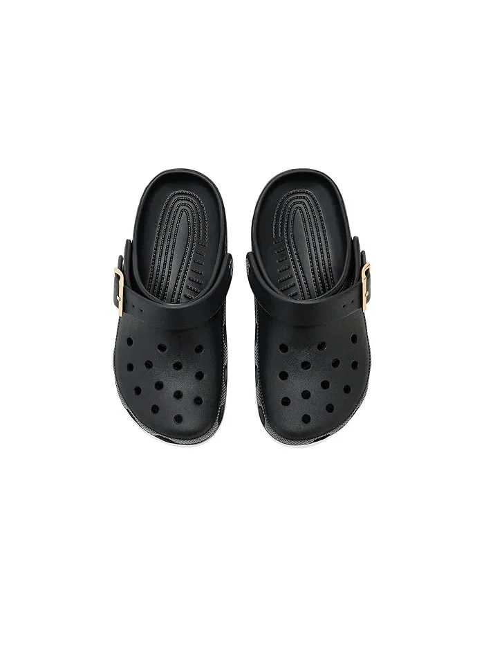 Клоги Classic Buckle Клоги Crocs — изображение 2 из 4, металлик черный
