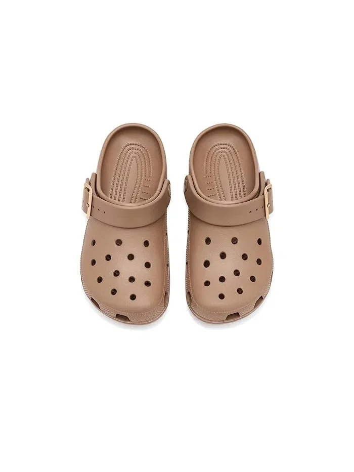 Клоги Classic Buckle Клоги Crocs, Metallic Sepia — изображение 2 из 4, сепия