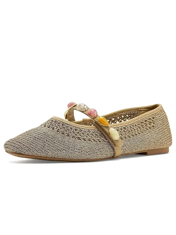 Балетки Мэри Джейн Zeta Stones Kenneth Cole New York — бежевый