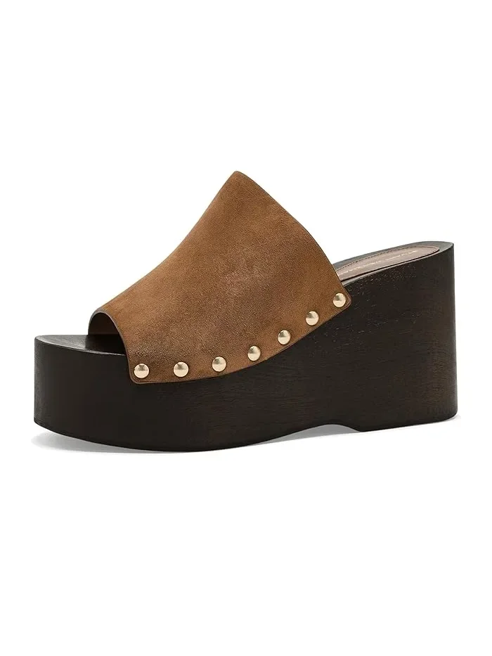 Клоги Kate Clog Slide Stuart Weitzman, Doe