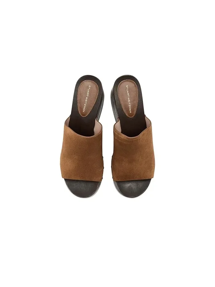 Клоги Kate Clog Slide Stuart Weitzman, Doe — изображение 2 из 4, олениха