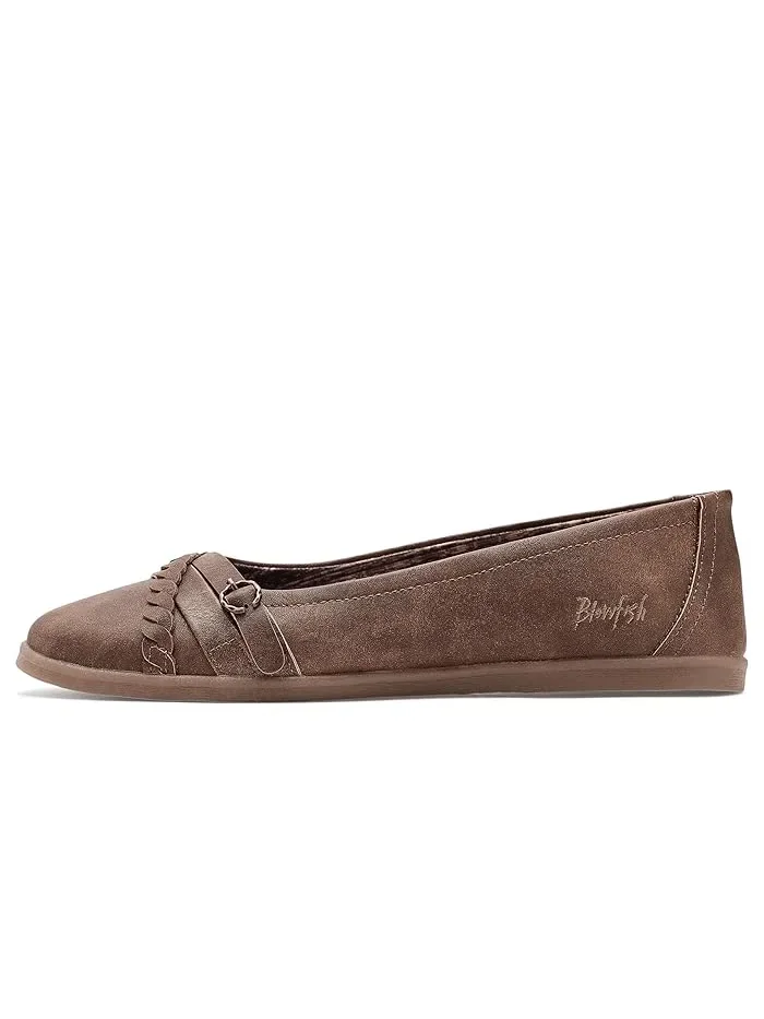 Балетки с рюшами Parisian Blowfish Malibu — изображение 4 из 4, бежевый