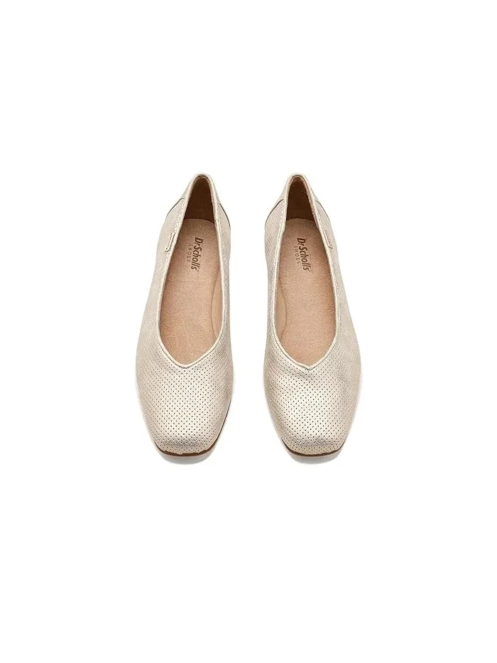 Балетки перфорированные Violet Dr. Scholl's — изображение 2 из 4, тауп