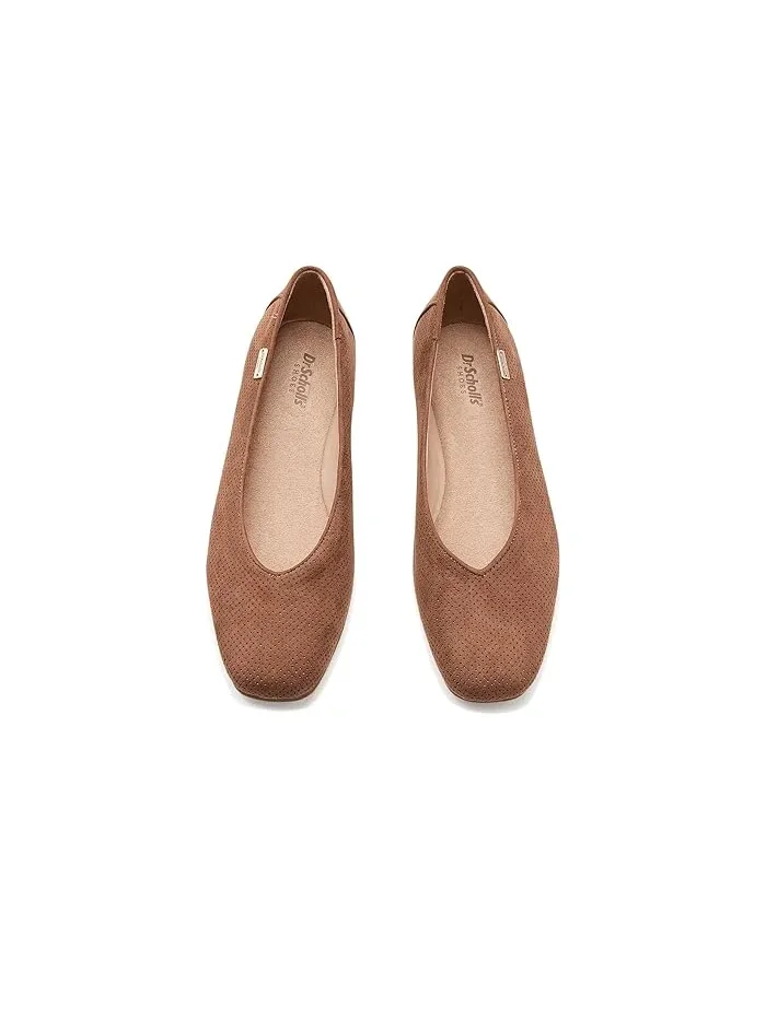 Балетки перфорированные Violet Dr. Scholl's — изображение 2 из 4, медовый / верблюжий