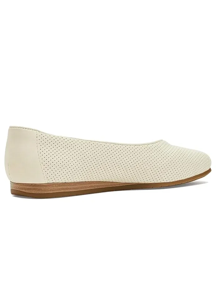 Балетки перфорированные Violet Dr. Scholl's — изображение 3 из 4, кремовый