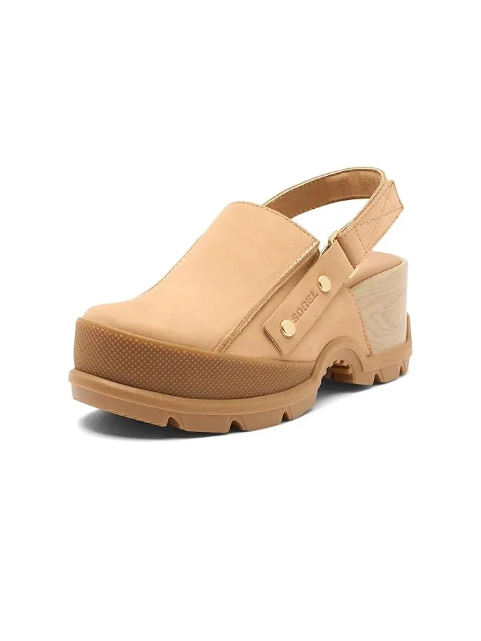Клоги SOREL Roam'N Clog RBR, Tawny Buff/Gum — изображение 1 из 4, бежевый