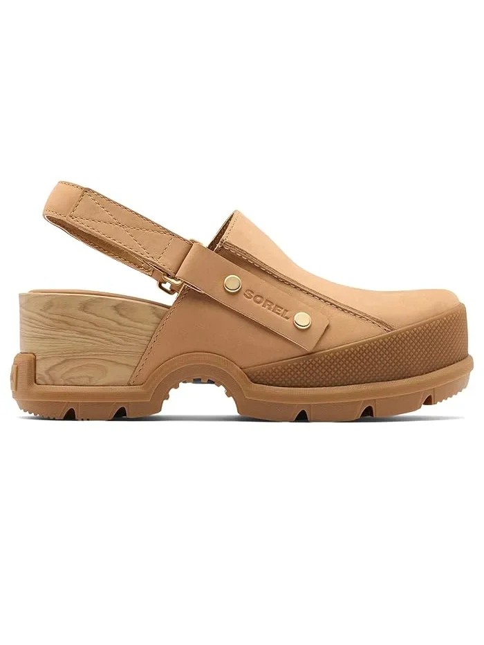 Клоги SOREL Roam'N Clog RBR, Tawny Buff/Gum — изображение 3 из 4, бежевый