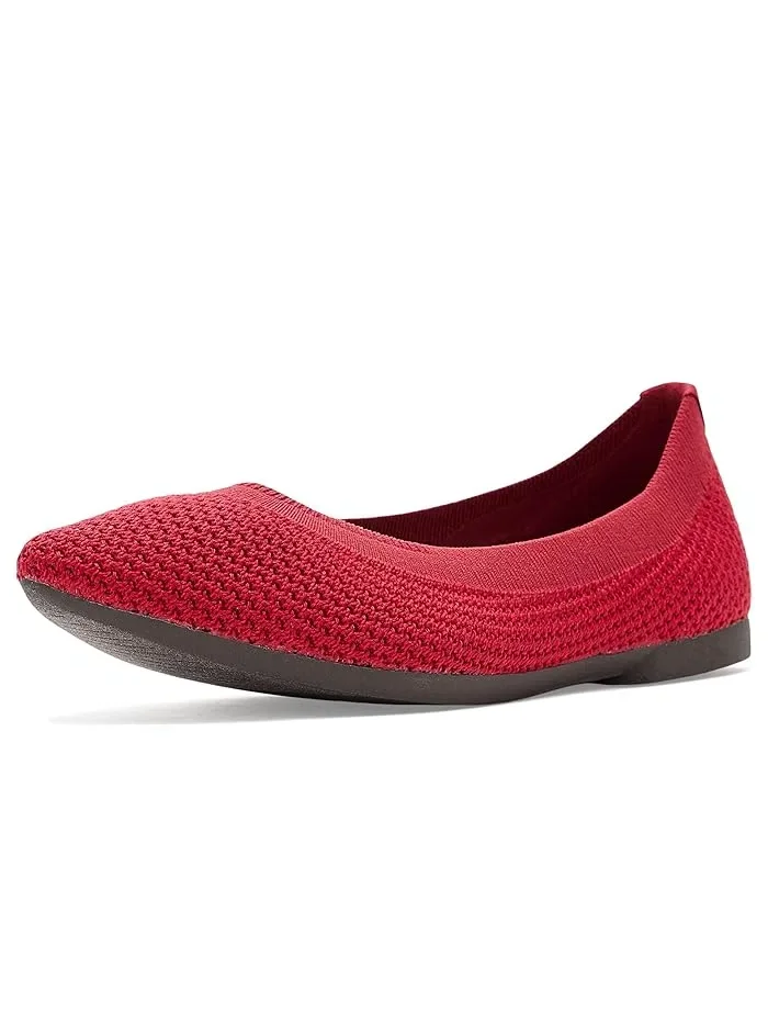 Балетки Breezer Point Allbirds — изображение 1 из 4, красный темный