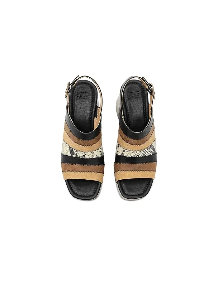 Туфли с пачворк дизайном Wylie Patchwork FRYE AND CO. — изображение 2 из 4, черный мульти