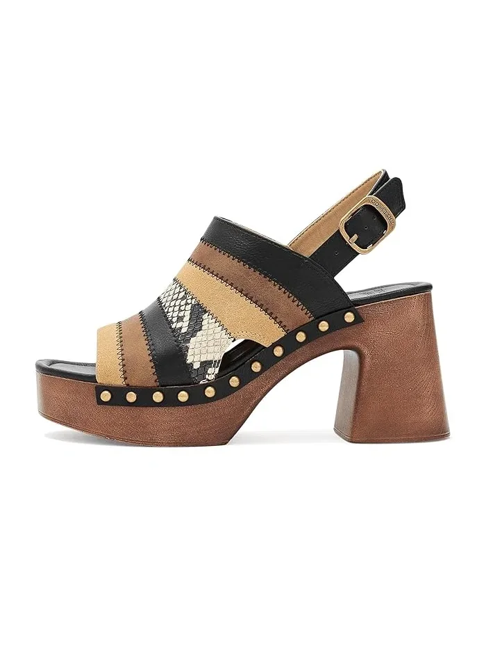 Туфли с пачворк дизайном Wylie Patchwork FRYE AND CO. — изображение 4 из 4, черный мульти