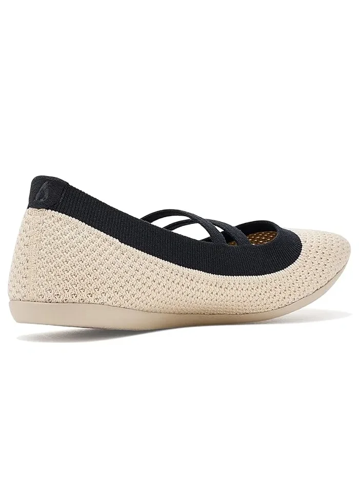 Балетки с ремешками Breezer Mary Jane Allbirds — изображение 3 из 4, белый/натуральный черный