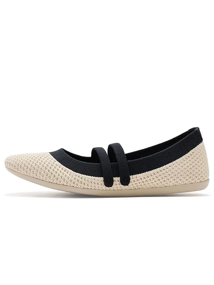 Балетки с ремешками Breezer Mary Jane Allbirds — изображение 4 из 4, белый/натуральный черный