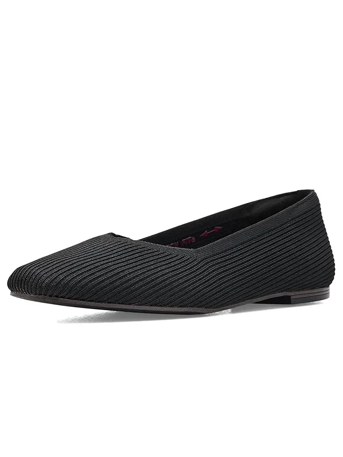Туфли балетки с сеткой и трикотажем Cleo Square SKECHERS