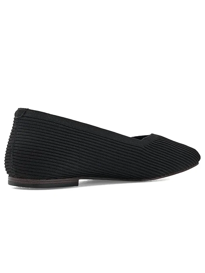 Туфли балетки с сеткой и трикотажем Cleo Square SKECHERS — изображение 3 из 4, прозрачный