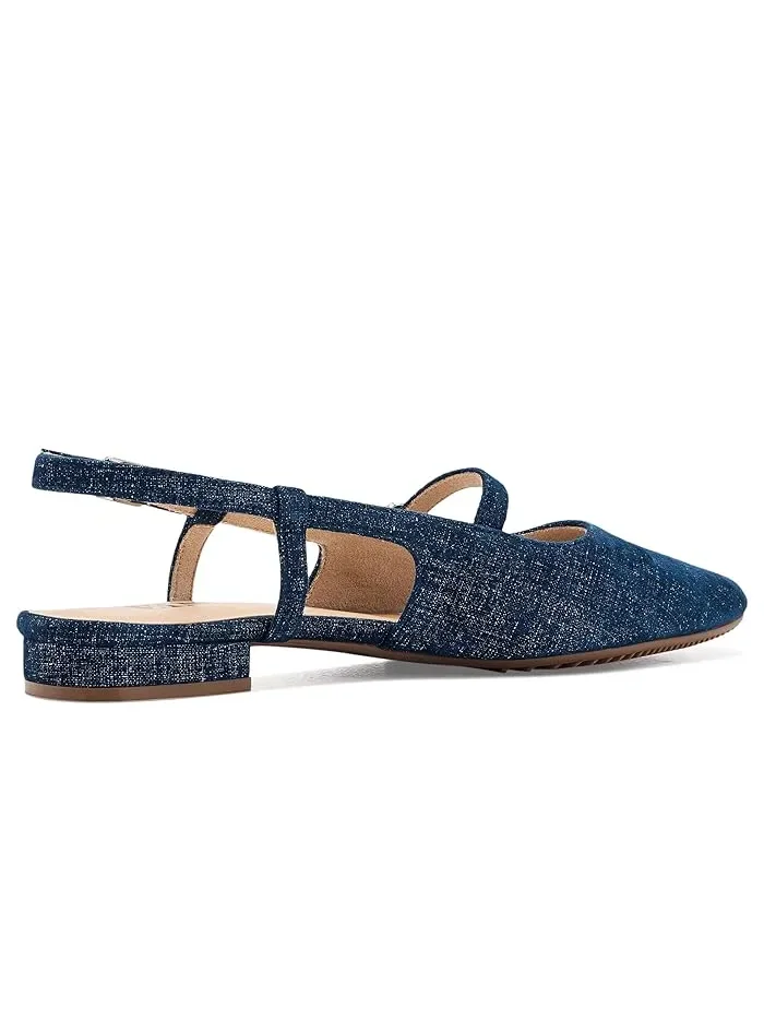 Туфли с джинсовым верхом Gauri Vaneli, Jeans Lino Prt — изображение 3 из 4, бежевый