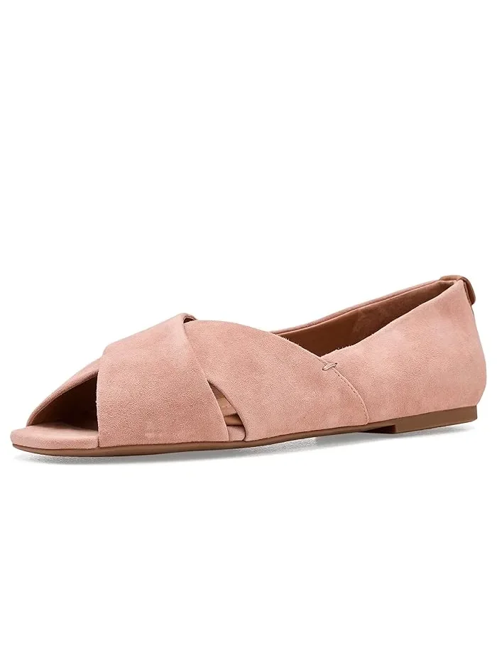 Туфли балетки Whoebe Gentle Souls by Kenneth Cole, Mocha Suede — изображение 1 из 4, мокка