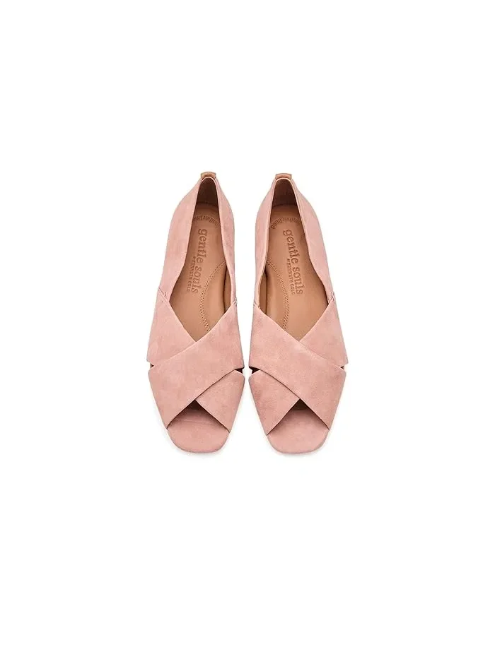 Туфли балетки Whoebe Gentle Souls by Kenneth Cole, Mocha Suede — изображение 2 из 4, мокка