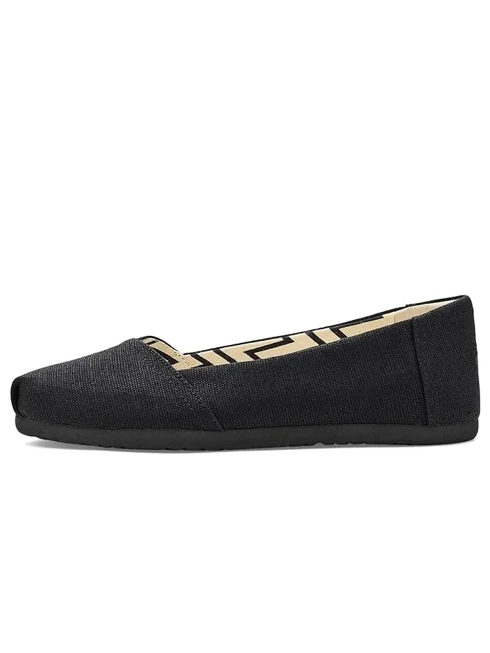 Балетки текстильные Alpargata Ballet TOMS — изображение 4 из 4, черный