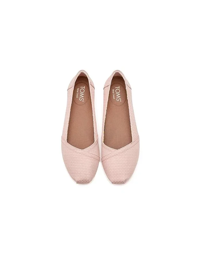 Балетки текстильные Alpargata Ballet TOMS — изображение 2 из 4, розовый