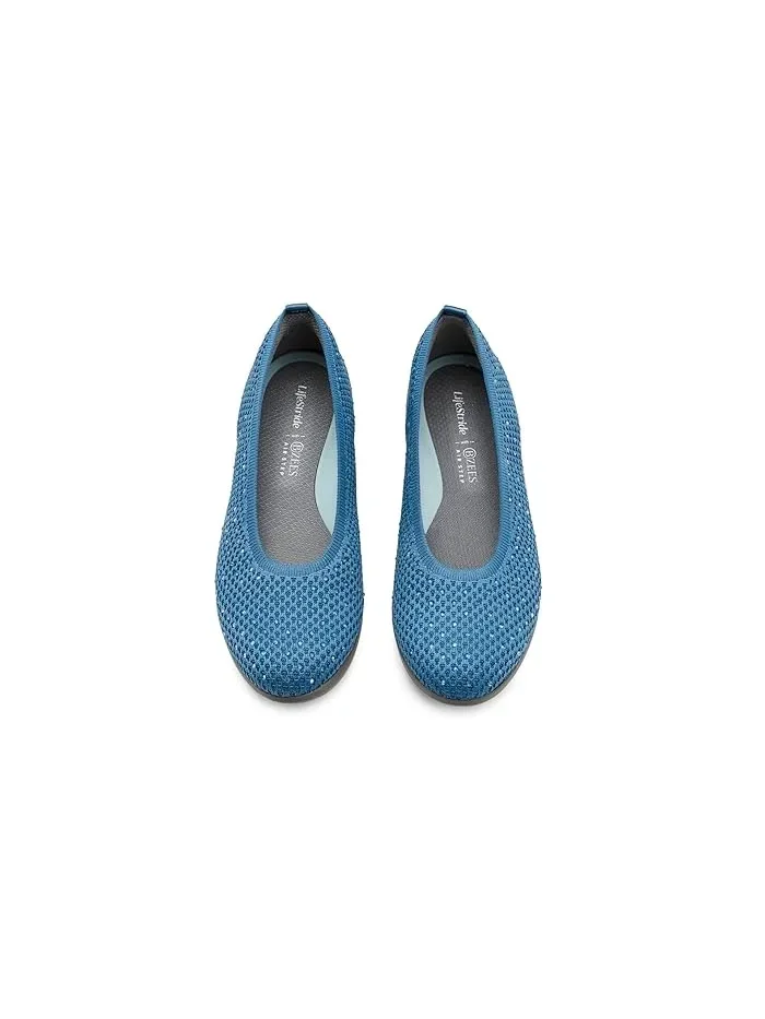 Туфли-лодочки с эластичными вставками Kallie Slip On LifeStride — изображение 2 из 4, синий