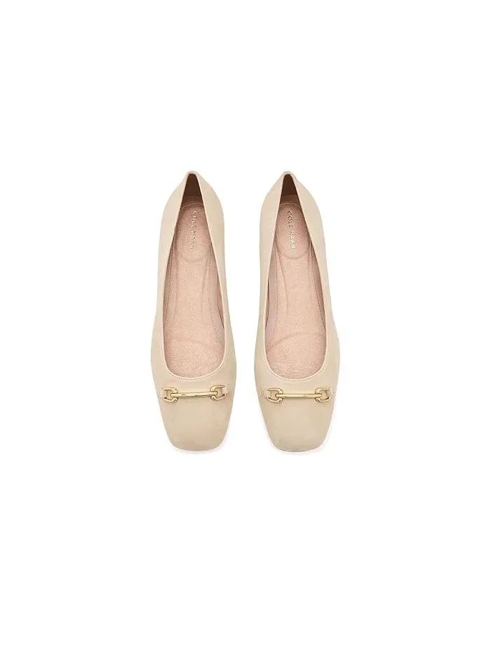 Балетки с хорсбит Cole Haan — изображение 2 из 4, бежевый